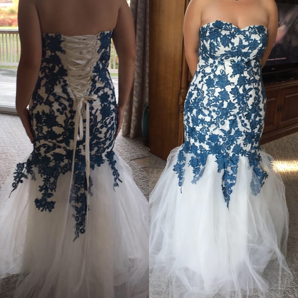 PROM DRESS: Custom, mermaid-style stunner!